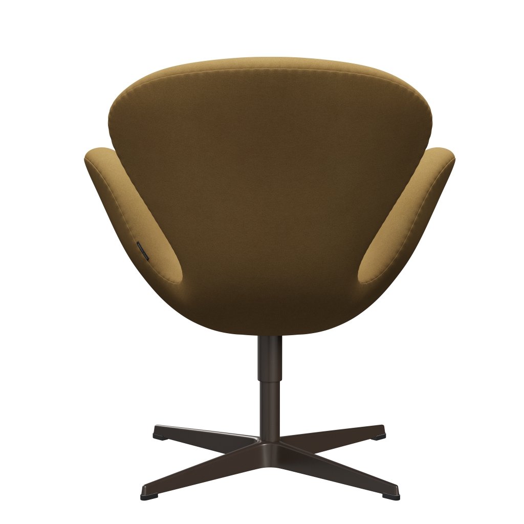 Fritz Hansen Swan Lounge, Brown Bronze/Divina Sand Light