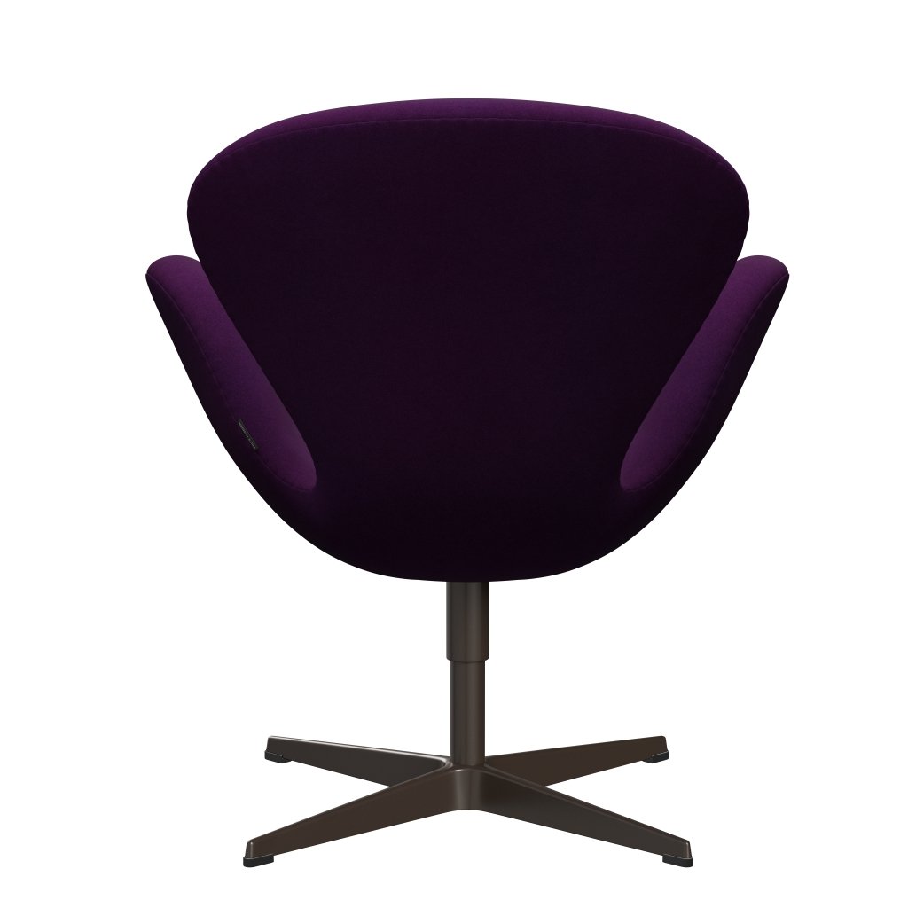 Fritz Hansen Swan Lounge, Brown Bronze/Divina Violet (696)