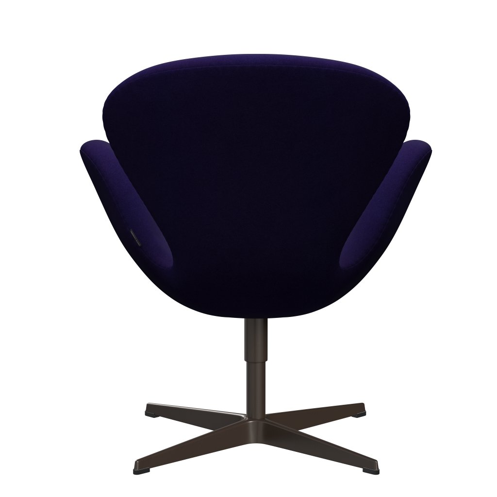 Fritz Hansen Swan Lounge, brązowy brąz/divina Violet Dark (692)