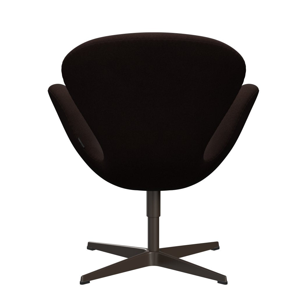 Fritz Hansen Swan Lounge, brązowy brąz/Divina Warm Brown