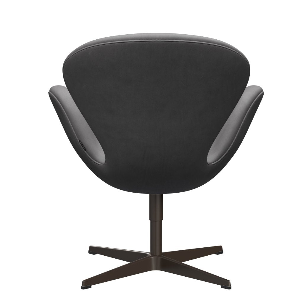 Fritz Hansen Swan Lounge Chair, Brown Bronze/Embrace Chocolate