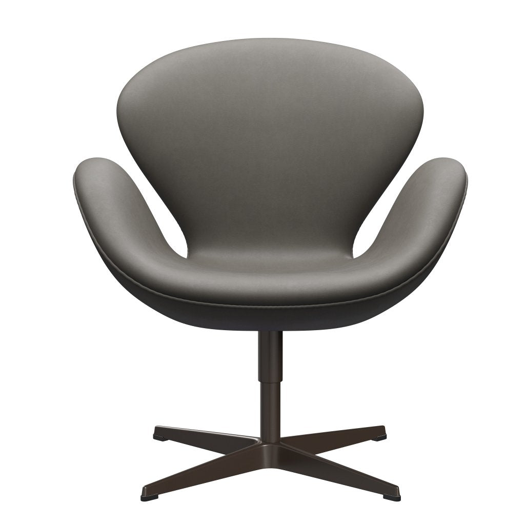 Fritz Hansen Swan Lounge Chair, Brown Bronze/Essential Lava