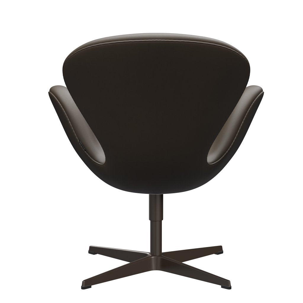 Fritz Hansen Swan Lounge Chair, Brown Bronze/Essential Stone