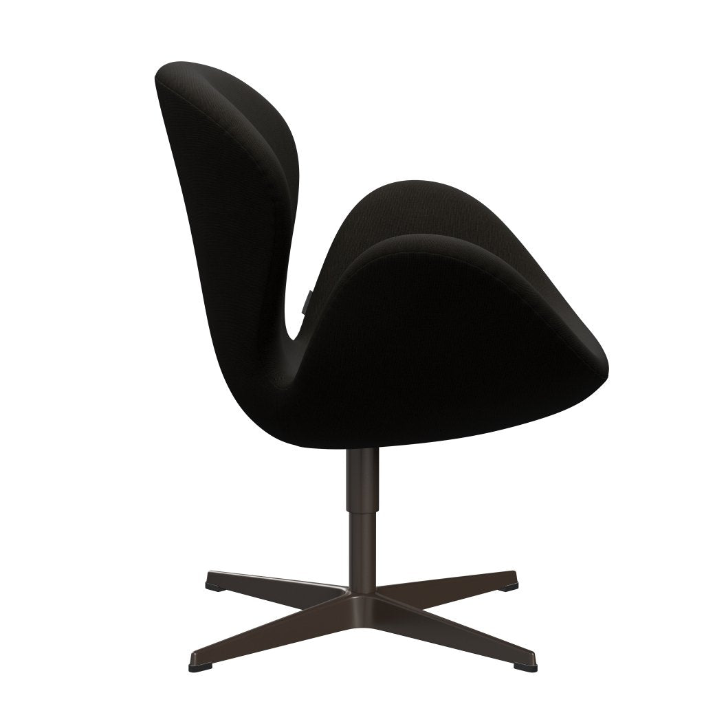 Fritz Hansen Swan Lounge Chair, Brown Bronze/Fame Dark