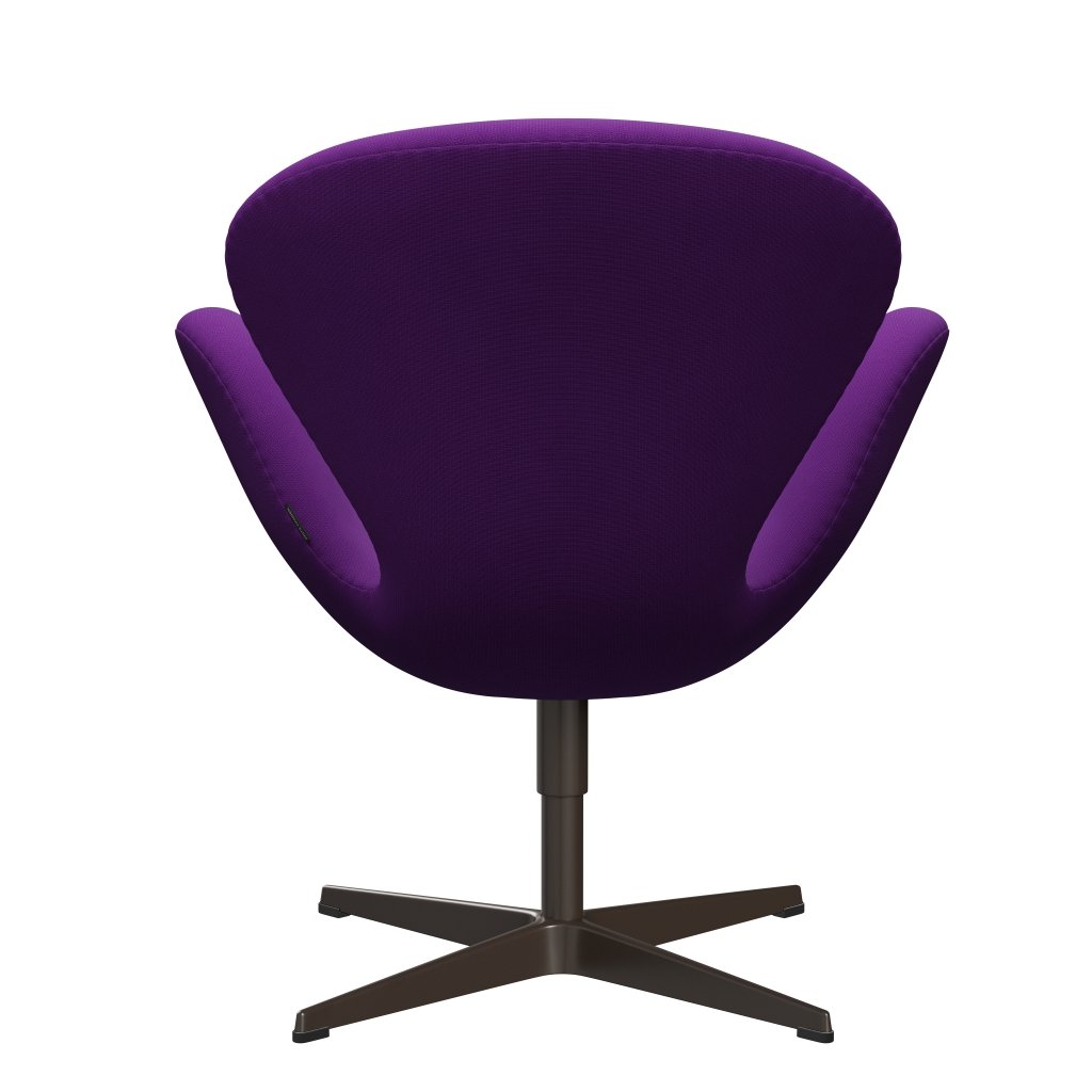 Fritz Hansen Swan Lounge Chair, Brown Bronze/Fame Violet