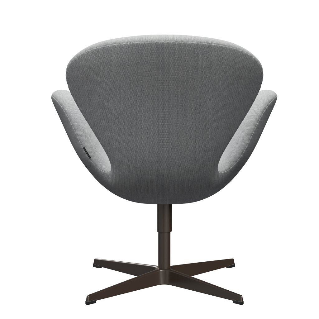 Fritz Hansen Swan Lounge Chair, Brown Bronze/Fiord Grey/Medium Grey