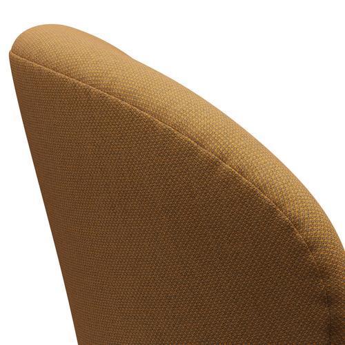 Fritz Hansen Swan Lounge Chair, Brown Bronze/Fiord Orange