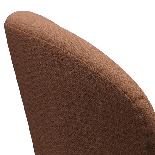 Fritz Hansen Swan Lounge Chair, Brown Bronze/Fiord Peach