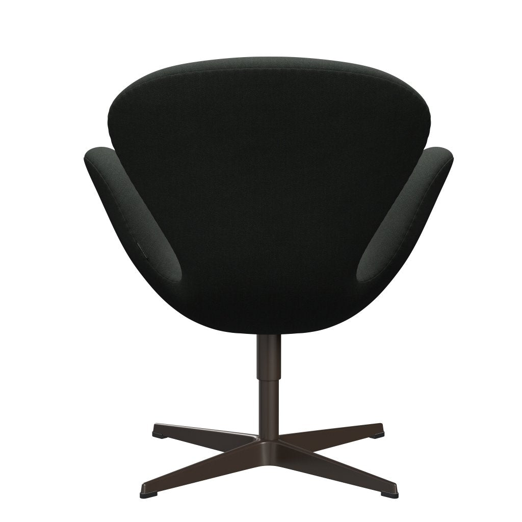 Fritz Hansen Swan Lounge, Brown Bronze/Fiord Black Multicolored