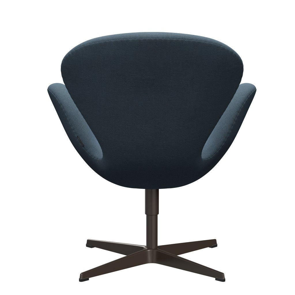 Fritz Hansen Swan Lounge, Brown Bronze/Fiord Stone Blue