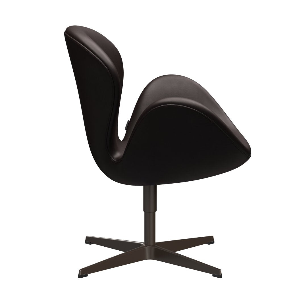 Fritz Hansen Swan Lounge, brązowy brąz/Grace Dark Brown