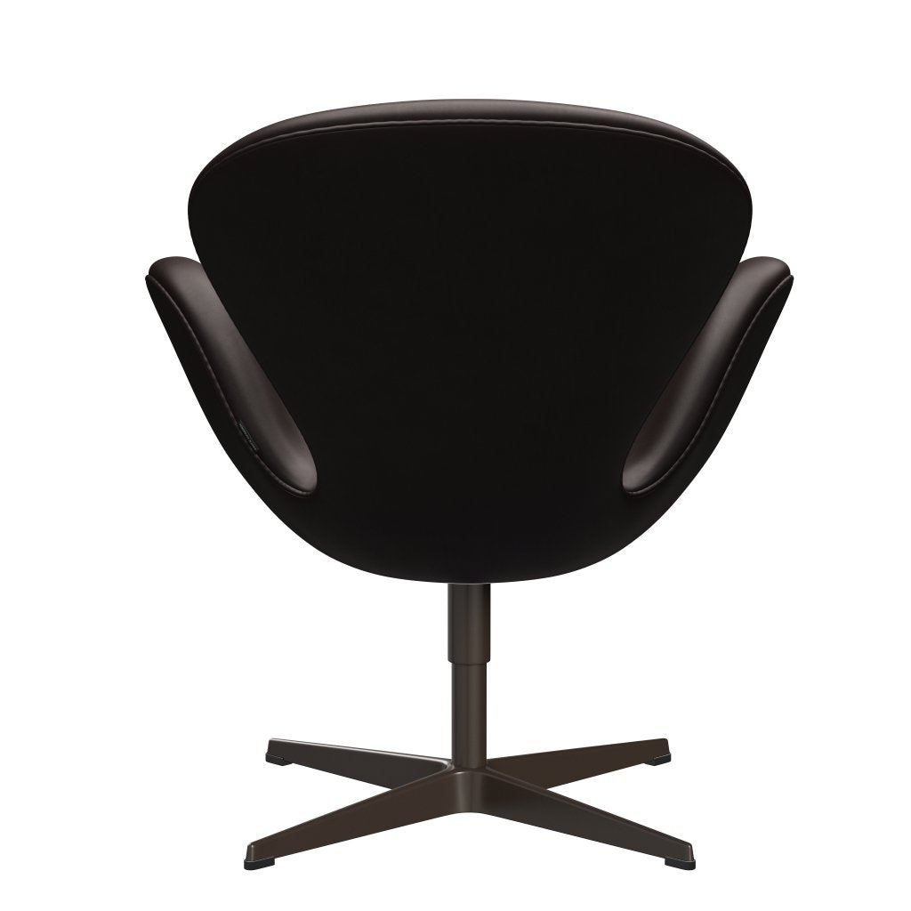 Fritz Hansen Swan Lounge, brązowy brąz/Grace Dark Brown