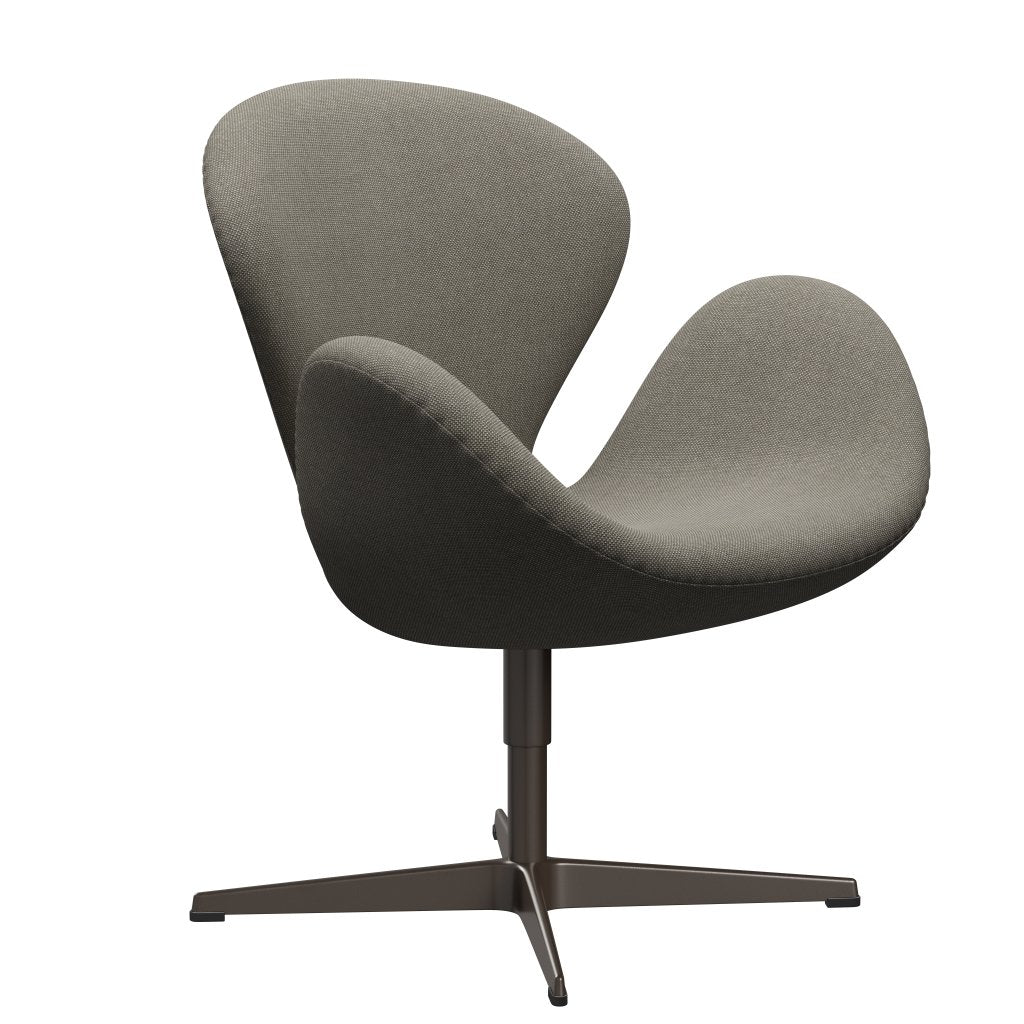 FRITZ HANSEN SWAN SALOUNGE, BRONT BRONZE/HALLINGDAL BEIGE