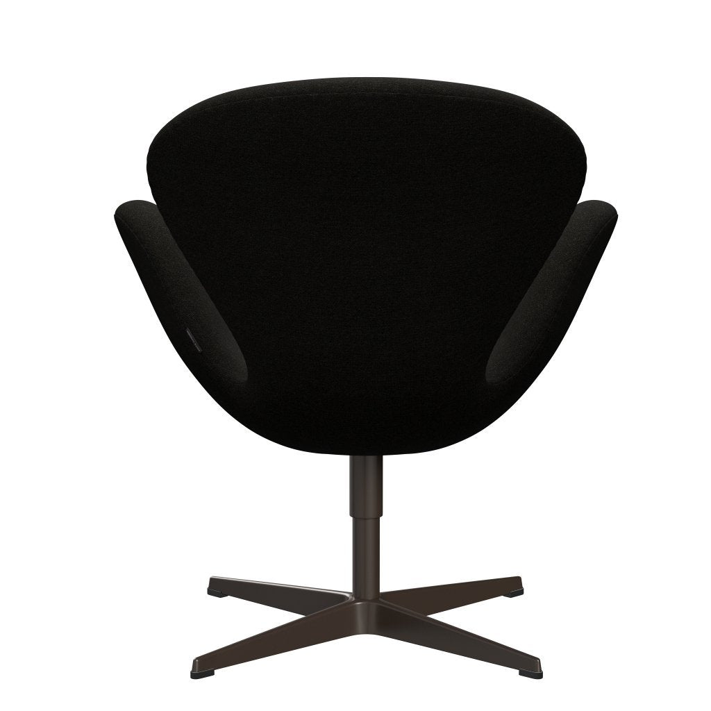 Fritz Hansen Swan Lounge Chair, Brown Bronze/Hallingdal Brown/Dark Grey