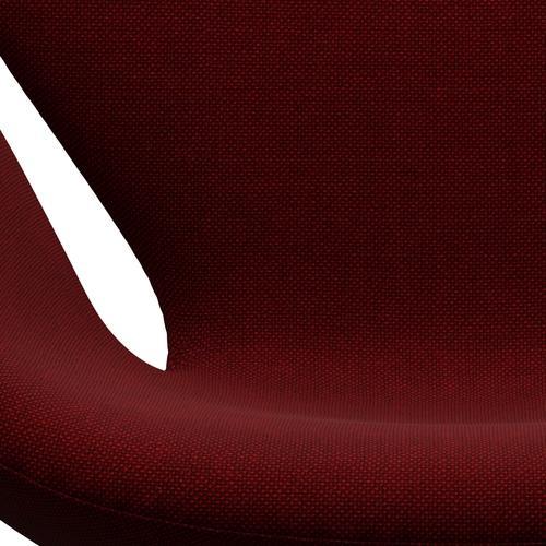 Fritz Hansen Swan Lounge Chair, Brown Bronze/Hallingdal Dark Red