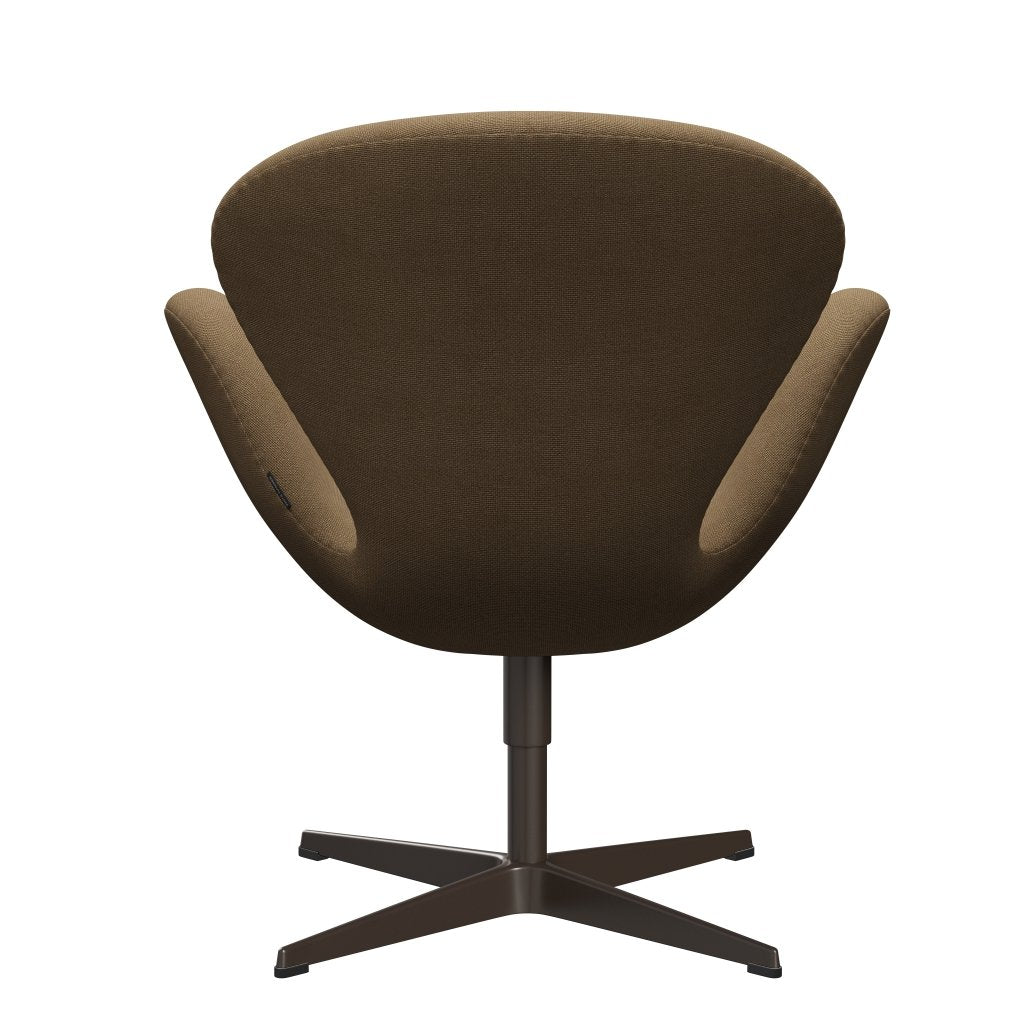 Fritz Hansen Swan Lounge Chair, Brown Bronze/Hallingdal Light Brown