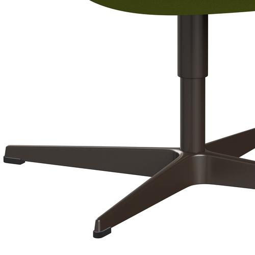 FRITZ HANSEN SWAN SALOUNGE, BRAND BRONZE/HALLINGDAL LIME