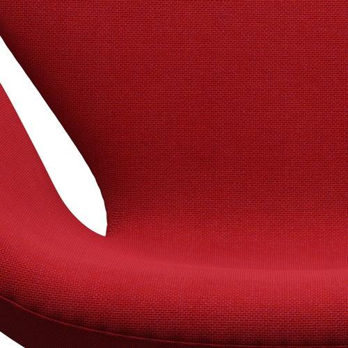 Fritz Hansen Swan Lounge, brązowy brąz/Hallingdal Red (680)