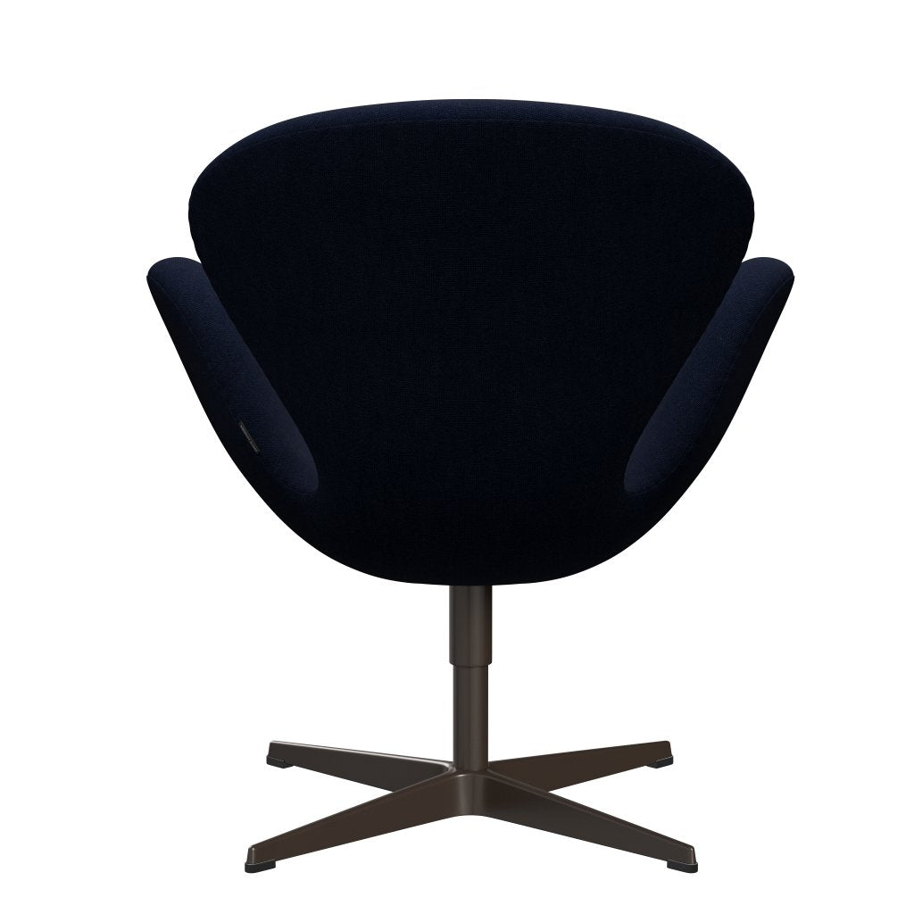 FRITZ HANSEN SWAN SALOUNGE, BRAND BRONZE/HALLINGDAL RAY BLUE