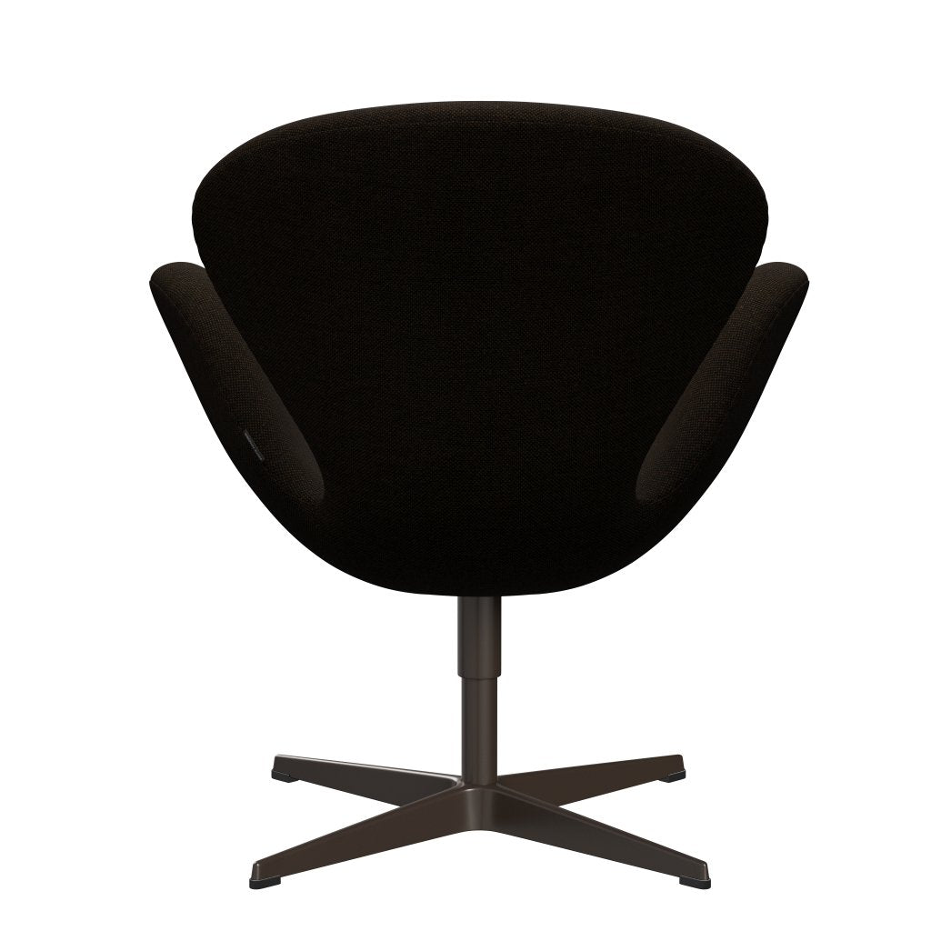 Fritz Hansen Swan Lounge Chair, Brown Bronze/Hallingdal Black/Brown