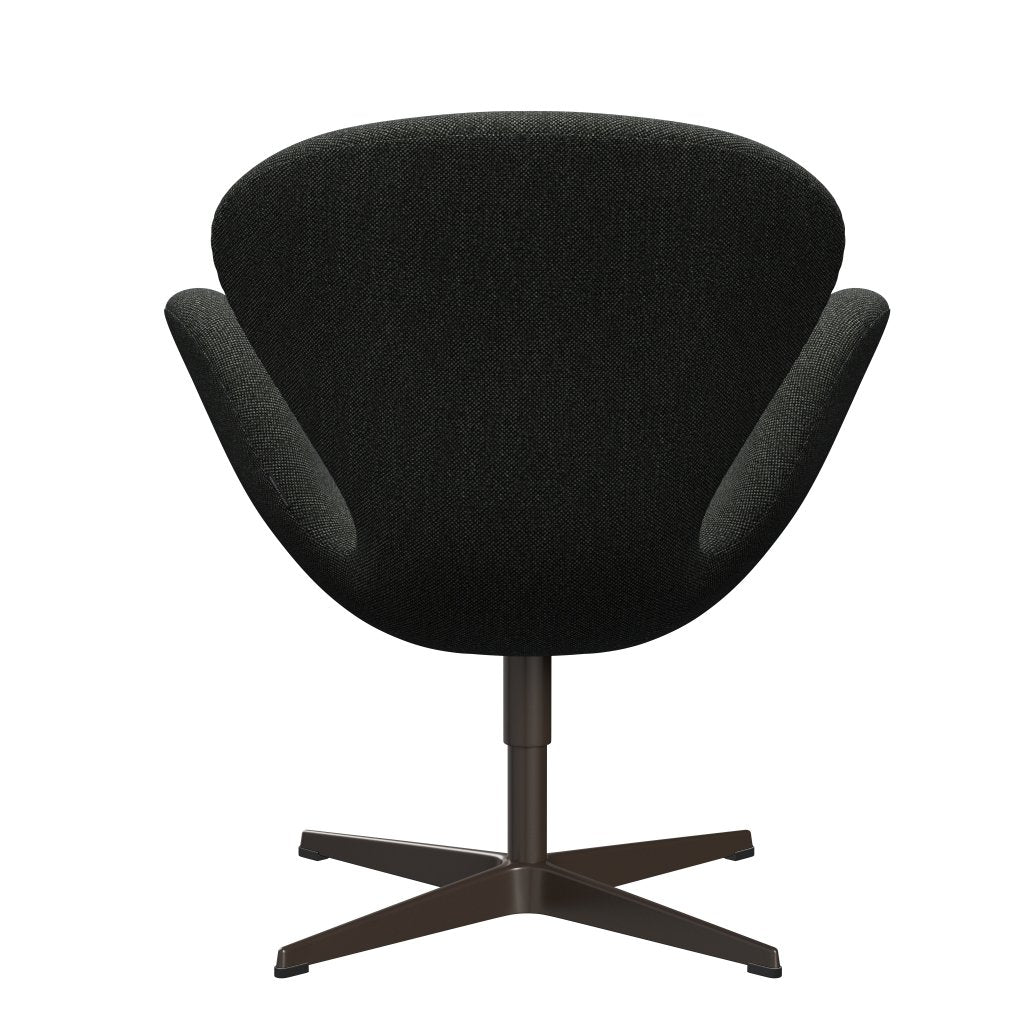 Fritz Hansen Swan Lounge Chair, Brown Bronze/Hallingdal Black/Grey (368)