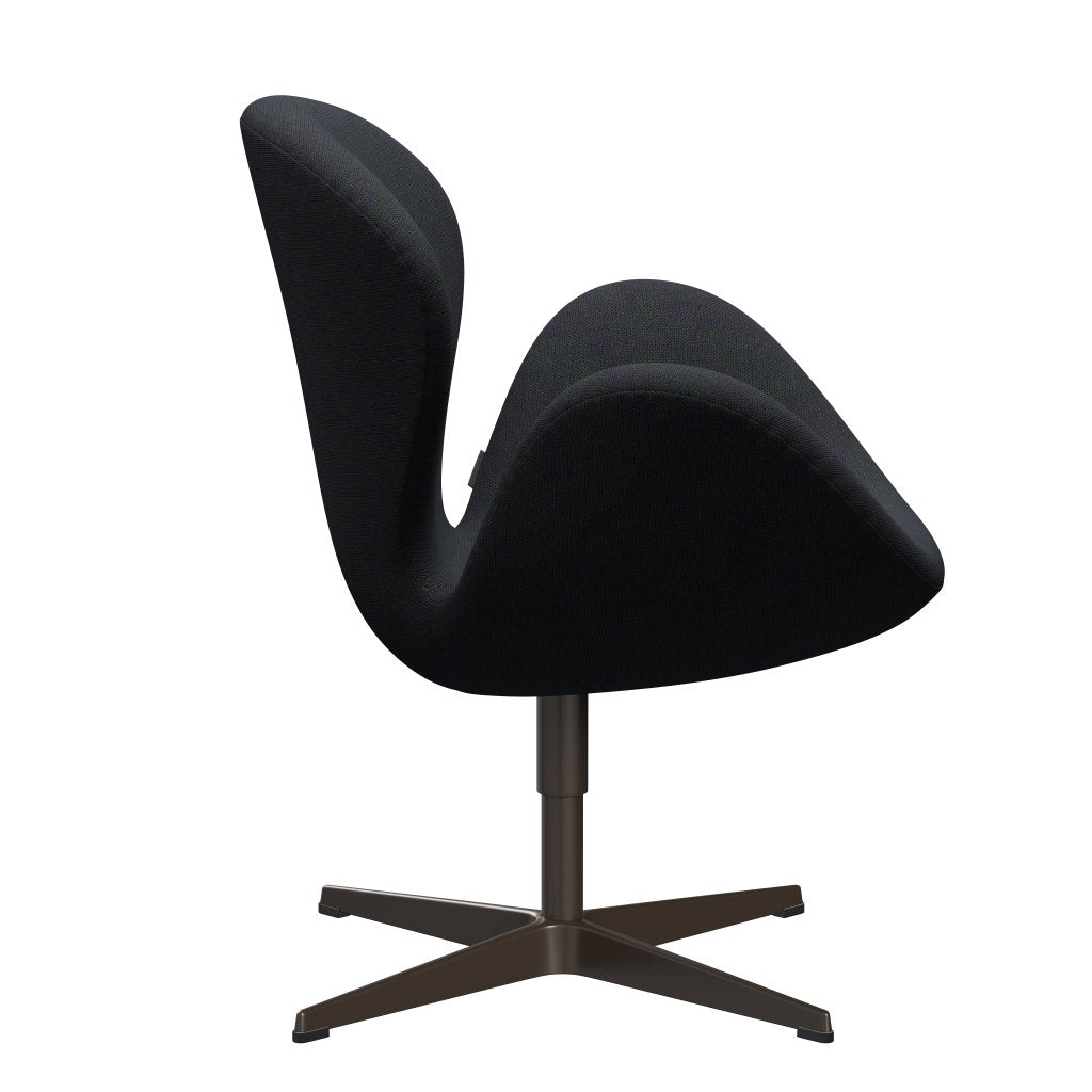 FRITZ HANSEN SWAN SALOUNGE, BRAND BRONZE/HALLINGDAL VILITE/GREEN