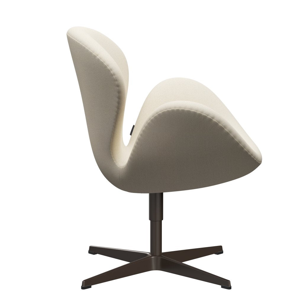 Fritz Hansen Swan Lounge Chair, Brown Bronze/Hallingdal Wool White