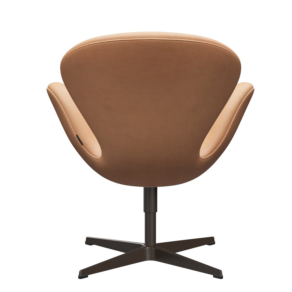 Fritz Hansen Swan Lounge Chair, Brown Bronze/Nature Nature