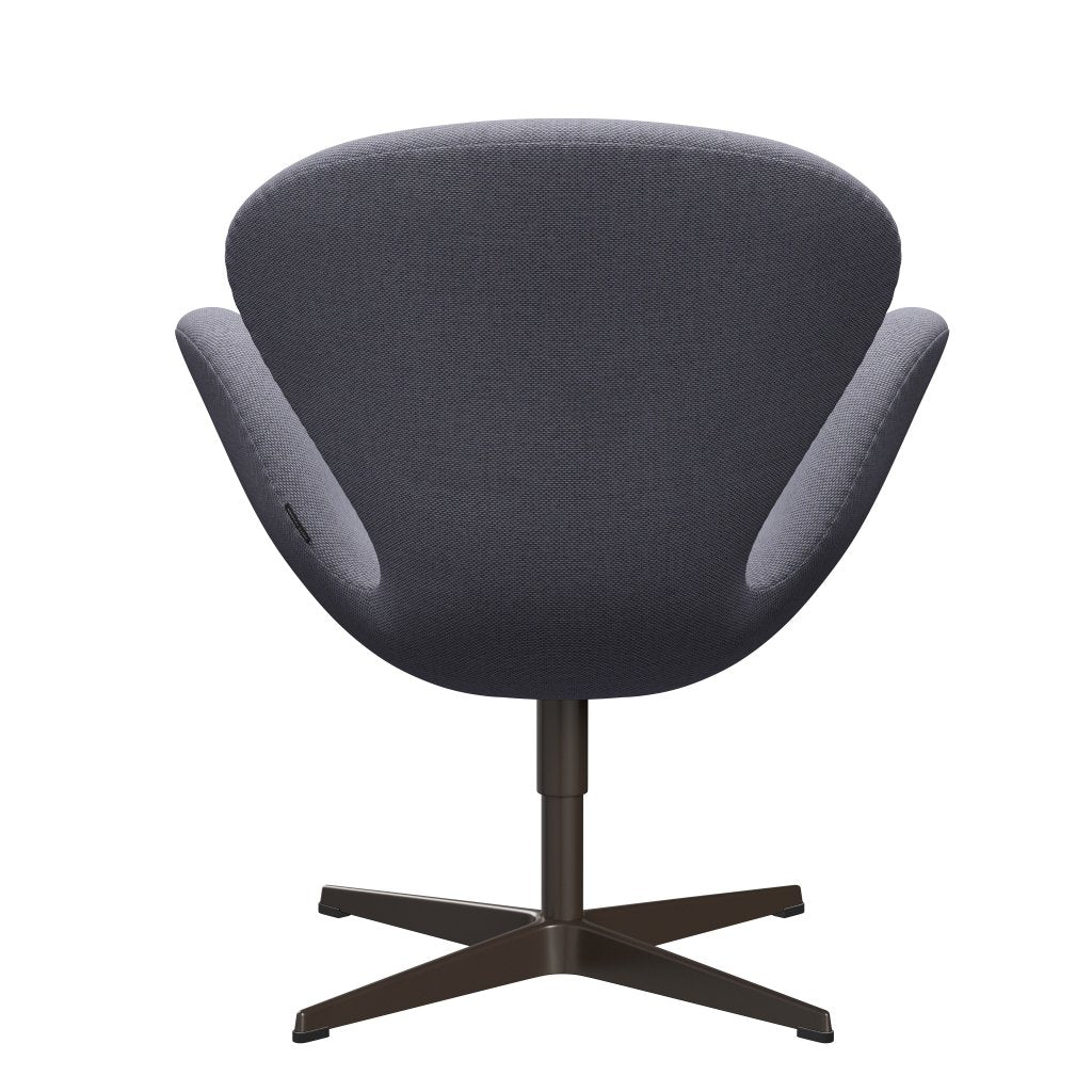 Fritz Hansen Swan Lounge, Brown Bronze/Re Wool Lavender/Natural