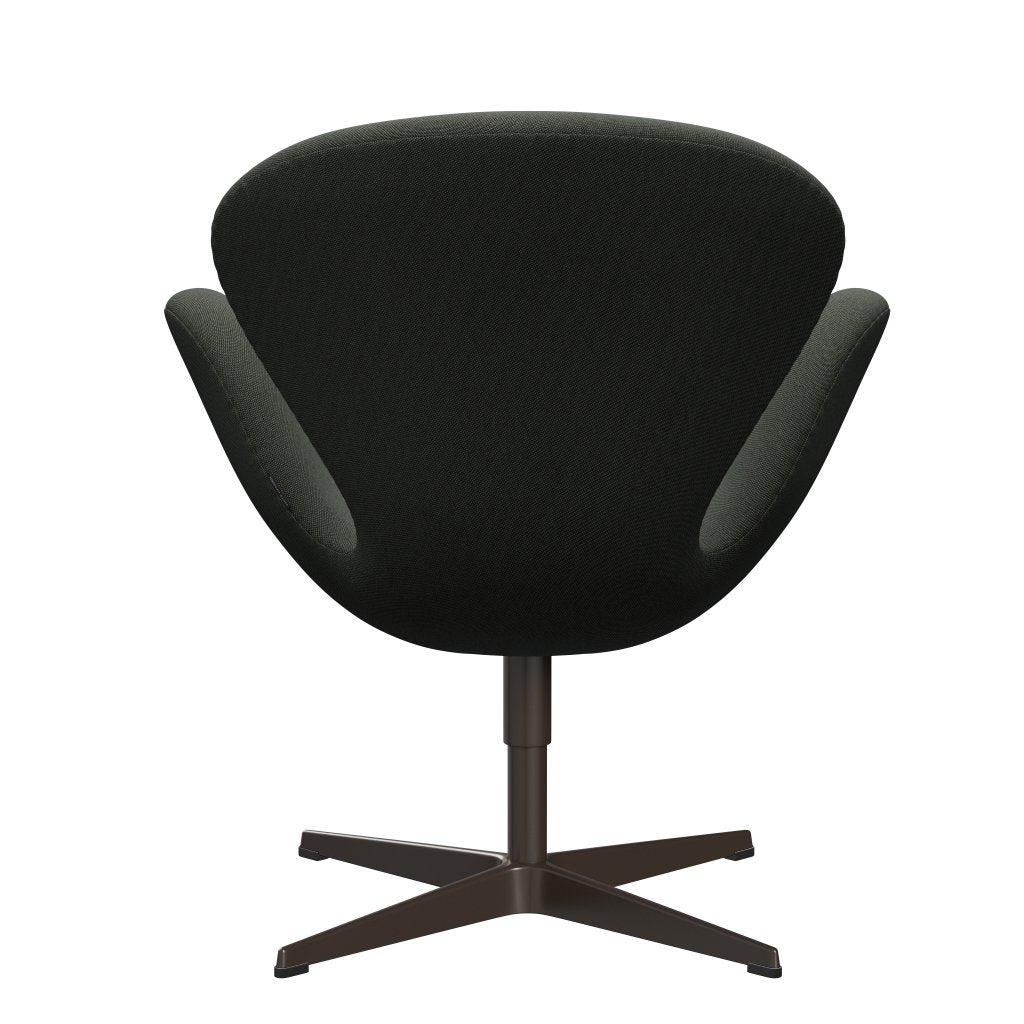 Fritz Hansen Swan Lounge, brązowy brąz/Rime Brown/Moss Green