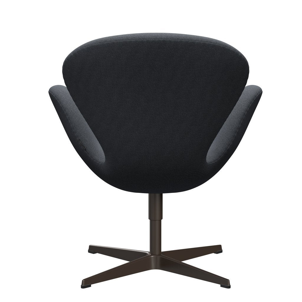 Fritz Hansen Swan Lounge Chair, Brown Bronze/Rime Black/Grey