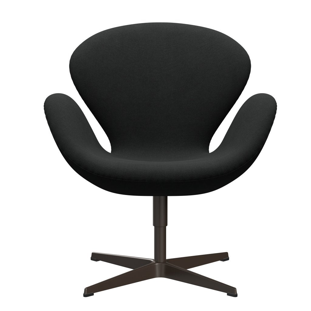 Fritz Hansen Swan Lounge Chair, Brown Bronze/Steelcut Dark Brown (380)