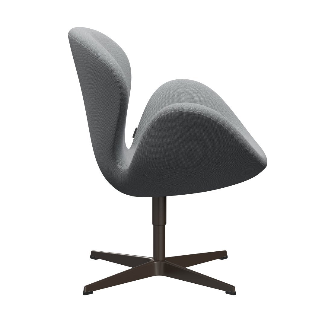 Fritz Hansen Swan Lounge, brązowy brąz/stalcut trio beige