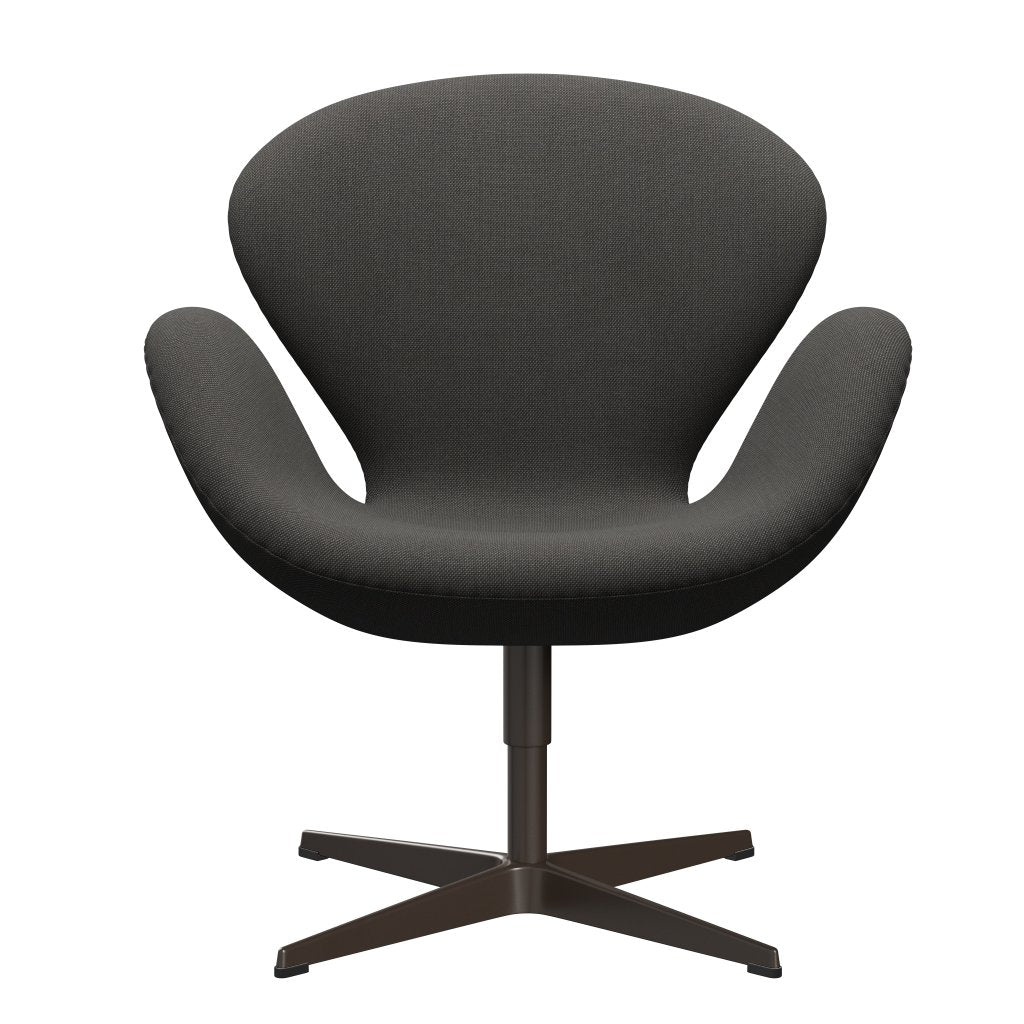 FRITZ HANSEN SWAN SALOUNGE, BRĄZOWY BRONZY/STELCUT TRIO CCHEAR