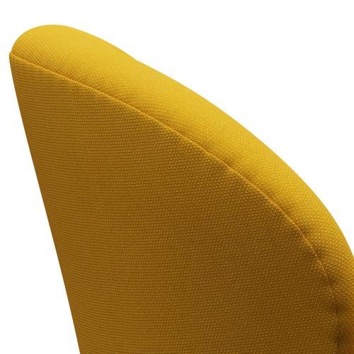 FRITZ HANSEN SWAN SALOUNGE, BRONNE BRONZE/STELCUT Trio Yellow