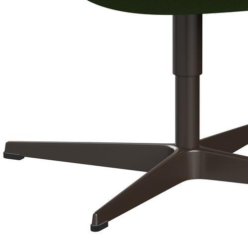 FRITZ HANSEN SWAN SALOUNGE, BRĄZOWY BRONZY/STELCUT TRIO TRAST GREEL