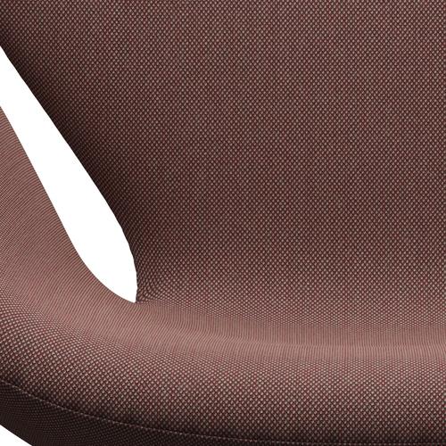 Fritz Hansen Swan Lounge Chair, Brown Bronze/Steelcut Trio Light Brown & Red/Green