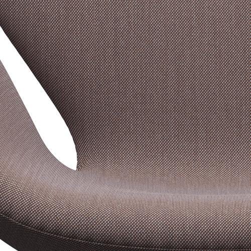 Fritz Hansen Swan Lounge Chair, Brown Bronze/Steelcut Trio Orange/Light Grey/Black