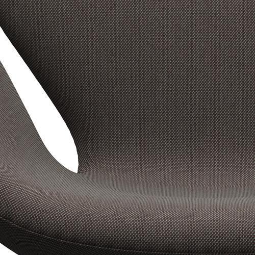 Fritz Hansen Swan Lounge Chair, Brown Bronze/Steelcut Trio Red/Light Brown