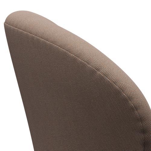 Fritz Hansen Swan Lounge Chair, Brown Bronze/Steelcut Trio Sand Colours