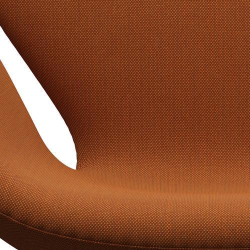 Fritz Hansen Swan Lounge Chair, Brown Bronze/Steelcut Trio Burnt Orange