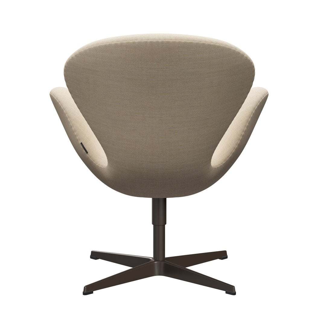 FRITZ HANSEN SWAN SALOUNGE, BRĄZOWY BRONZY/SUNNIVA SAND