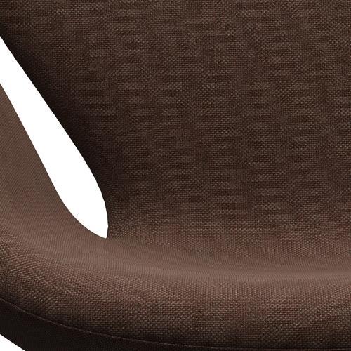 Fritz Hansen Swan Lounge Chair, Brown Bronze/Sunniva Chocolate/Chestnut