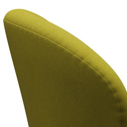 Fritz Hansen Swan Lounge Chair, Brown Bronze/Tonus Lime Green