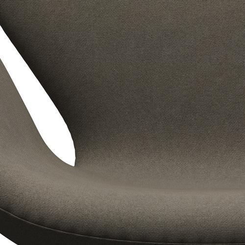 Fritz Hansen Swan Lounge Chair, Brown Bronze/Tonus Dusty Brown