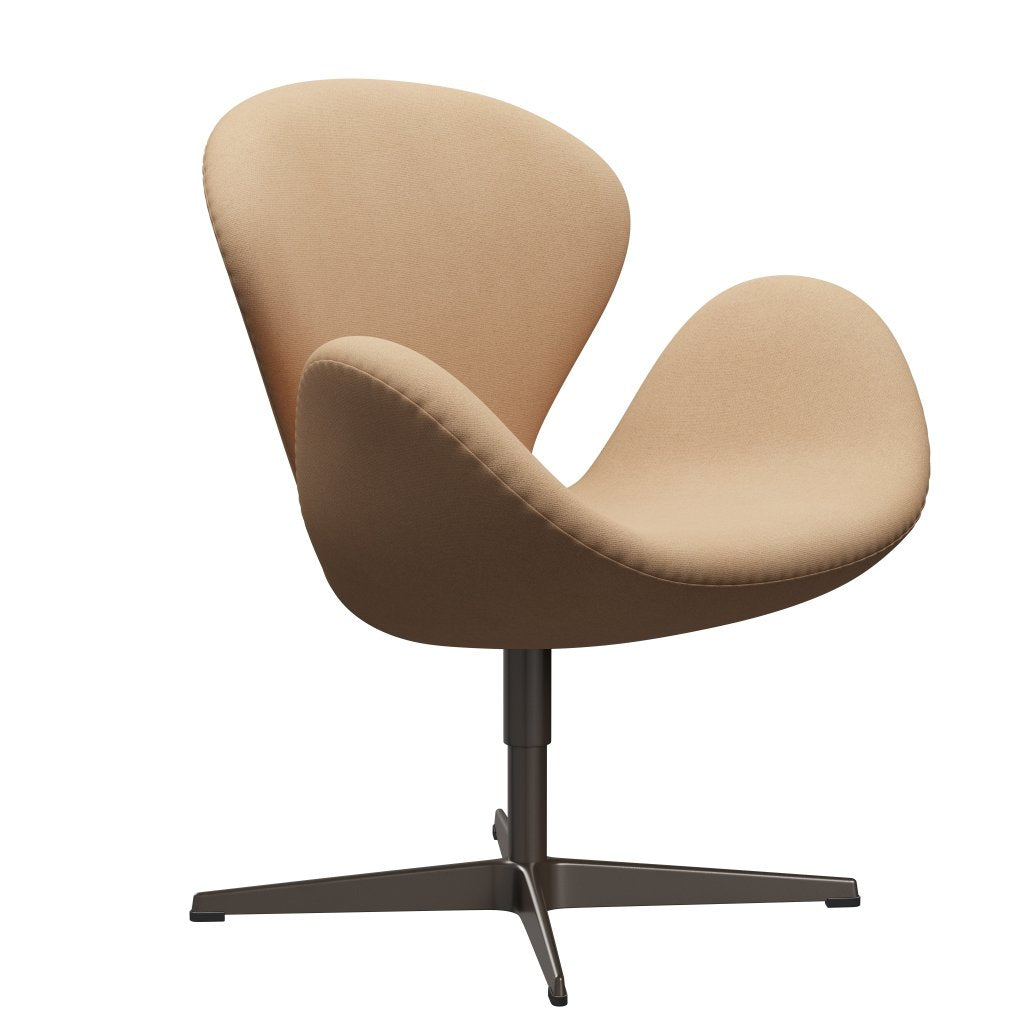 FRITZ HANSEN SWAN SALOUNGE, BRĄZOWY BRONZ/TONUS WARMY BEIGE