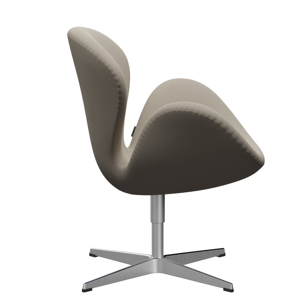 Fritz Hansen Swan Frea, satynowy szczotkowany aluminium/Capture Grey Sand