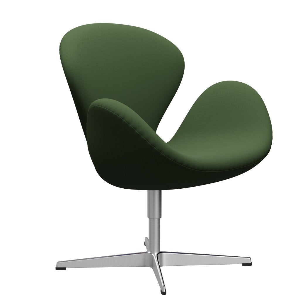 Fritz Hansen Swan Frea, satyna szczotkowana aluminium/Capture Moss Green