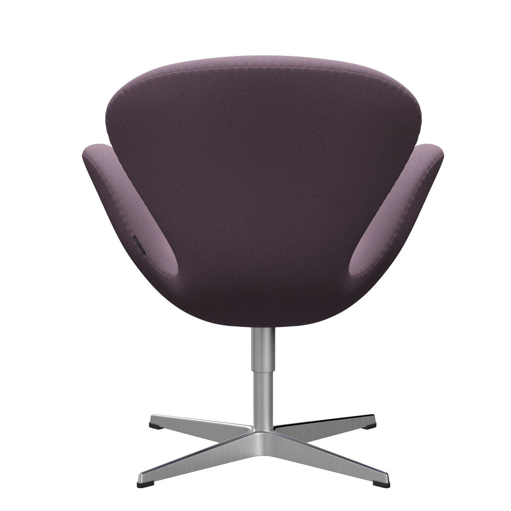 Fritz Hansen Swan Frea, satynowy szczotkowany aluminium/Capture Violet/Brown