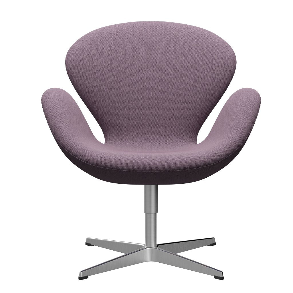 Fritz Hansen Swan Frea, satynowy szczotkowany aluminium/Capture Violet/Brown